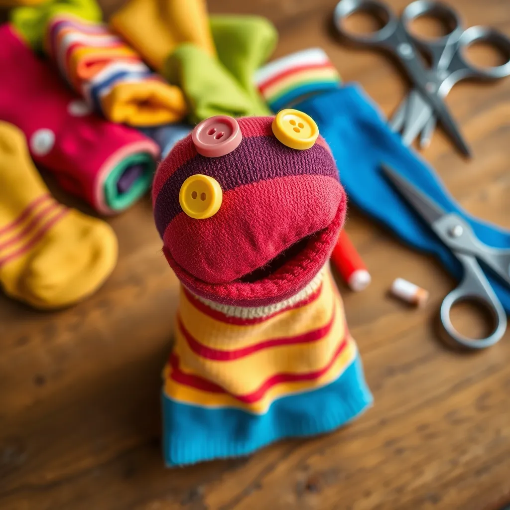 Jak zrobić w domu maskotki ze skarpetek?